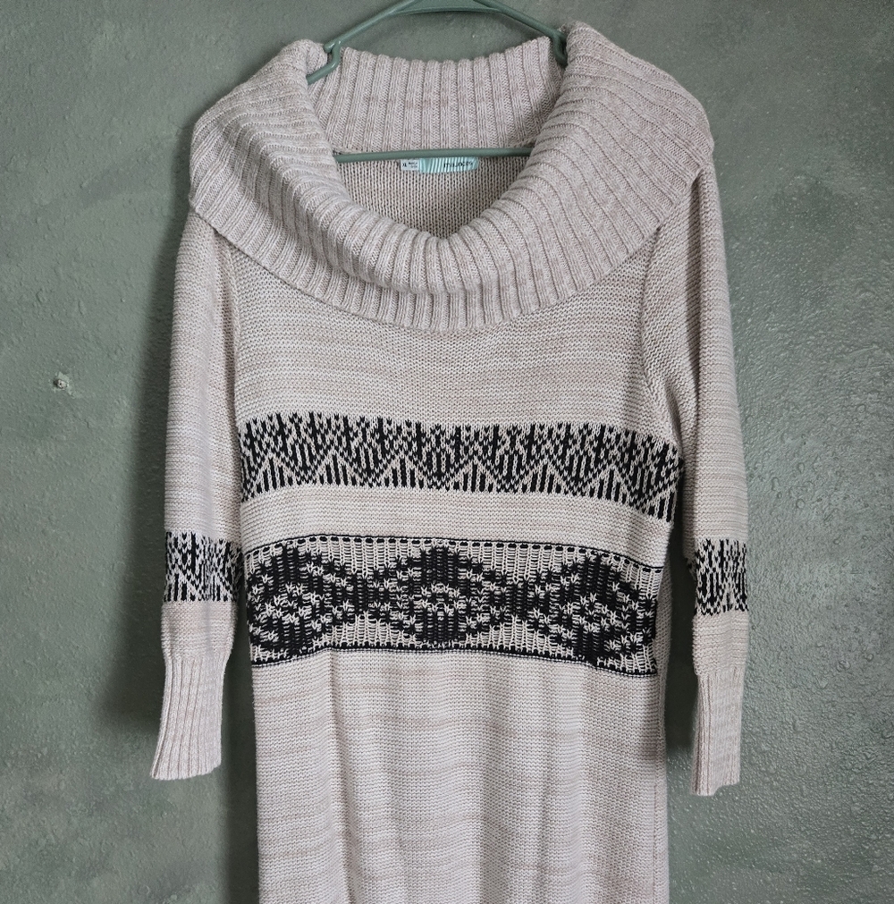 Maurices - Cowl Neck Sweater - Long Dress Style - Size Women's XL